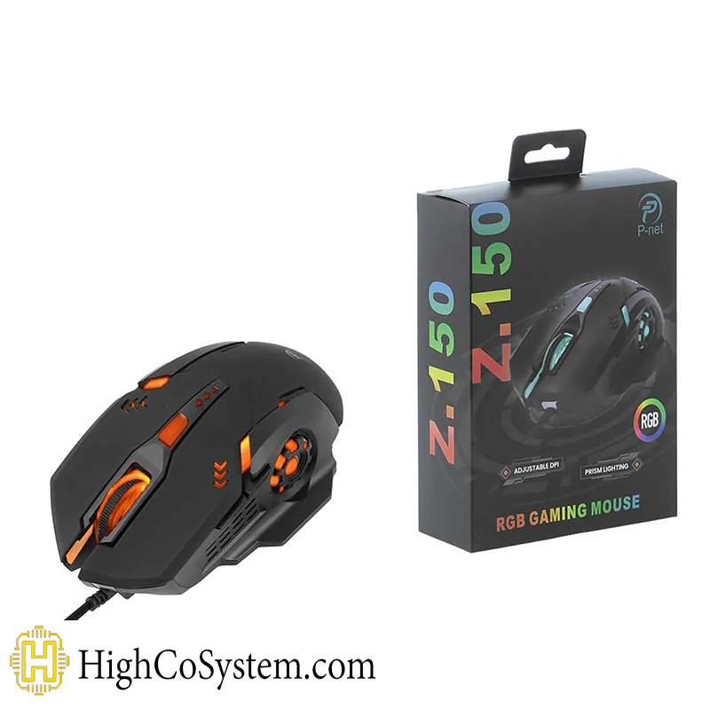 ماوس گیمینگ سیمی P-NET مدل Z-150