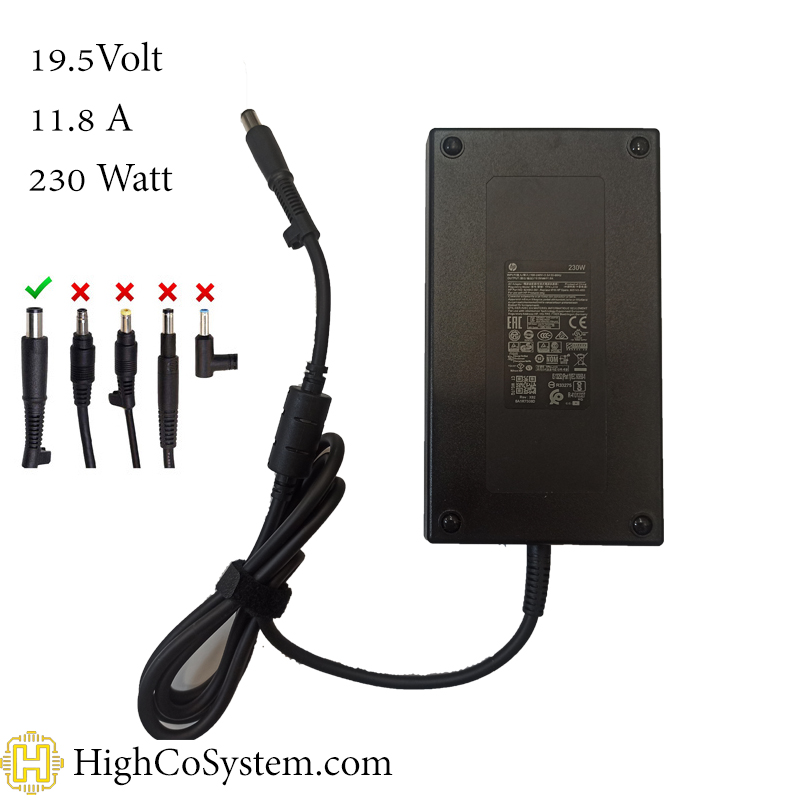 شارژر لپ تاپ HP 19,5V 11,8A (230W) SLIM SP