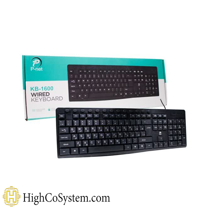 کیبورد سیمی P-NET مدل KB-1600