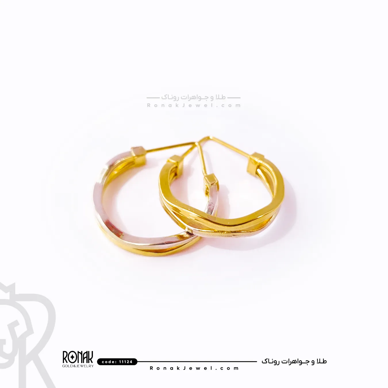 گوشواره طرح1 کد 11124