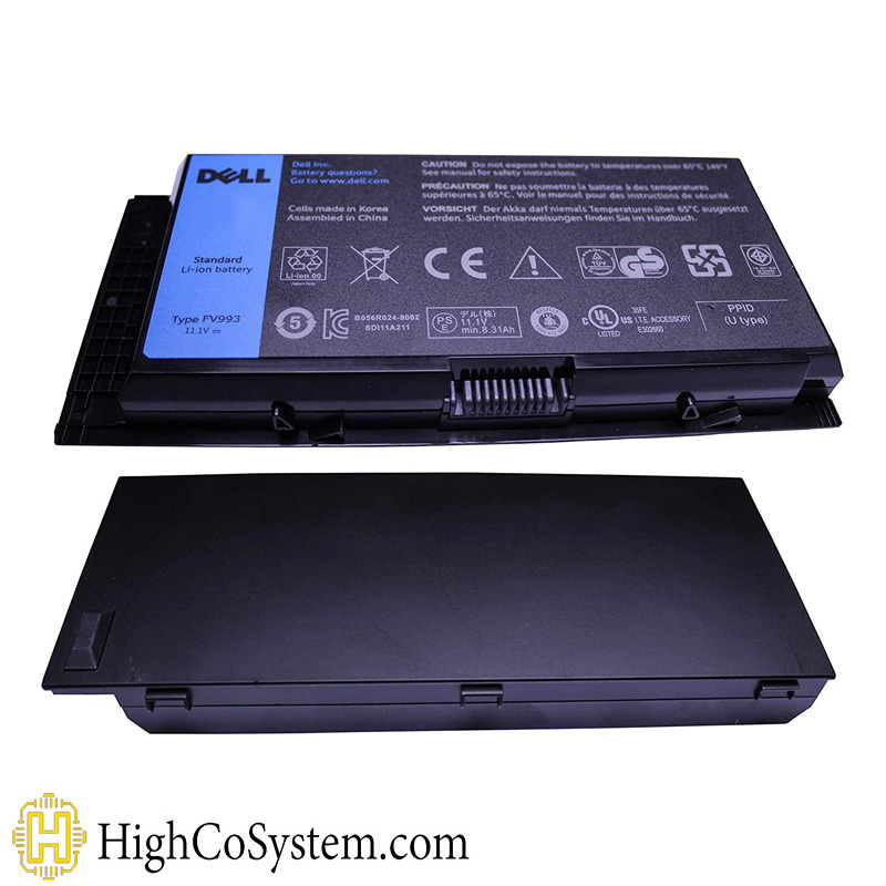 باتری لپ‌تاپ DELL مدل Precision M4600 6600mAh — تصویر ۴