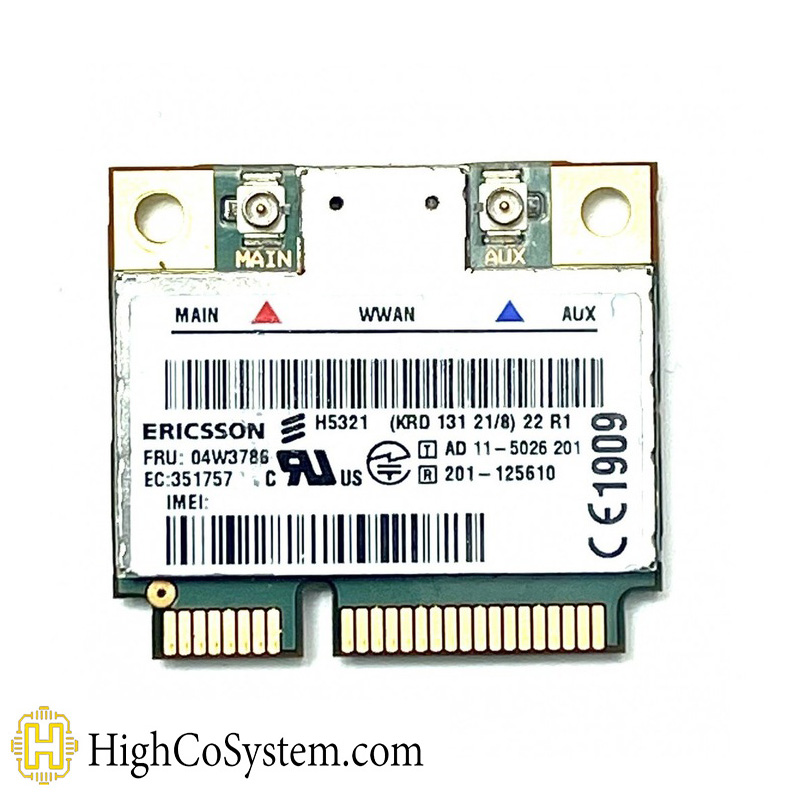ماژول WWANسیم کارت لپ تاپ LENOVO مدل 04W3786
