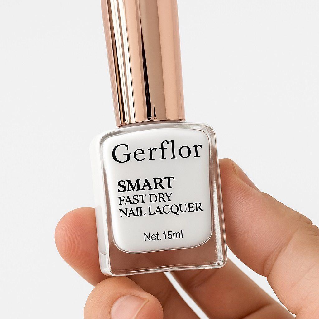 لاک ناخن سفید گرفلور gr72