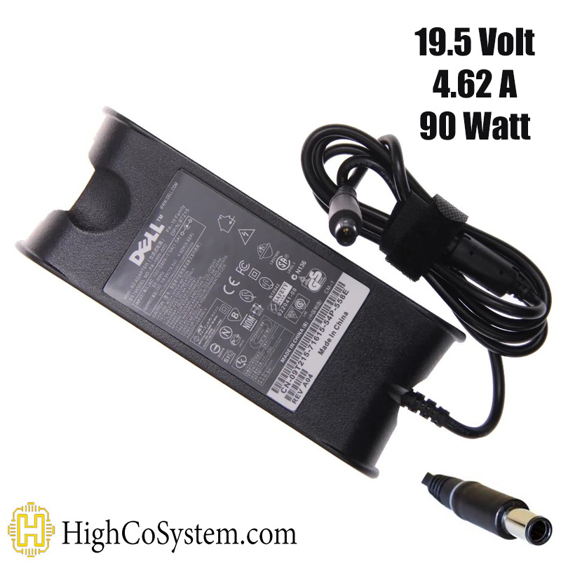 شارژر لپ تاپDELL 19,5V 4,62A (90W )