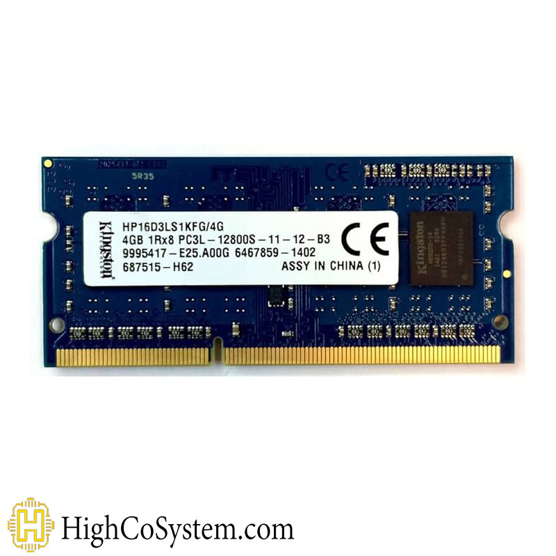 رم لپ تاپ Kingston DDR3L 4G 12800S