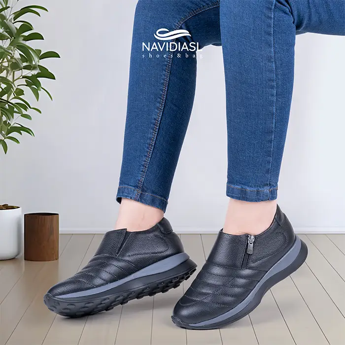 کفش زنانه چرم اسپرت کد 2037023 — تصویر ۲