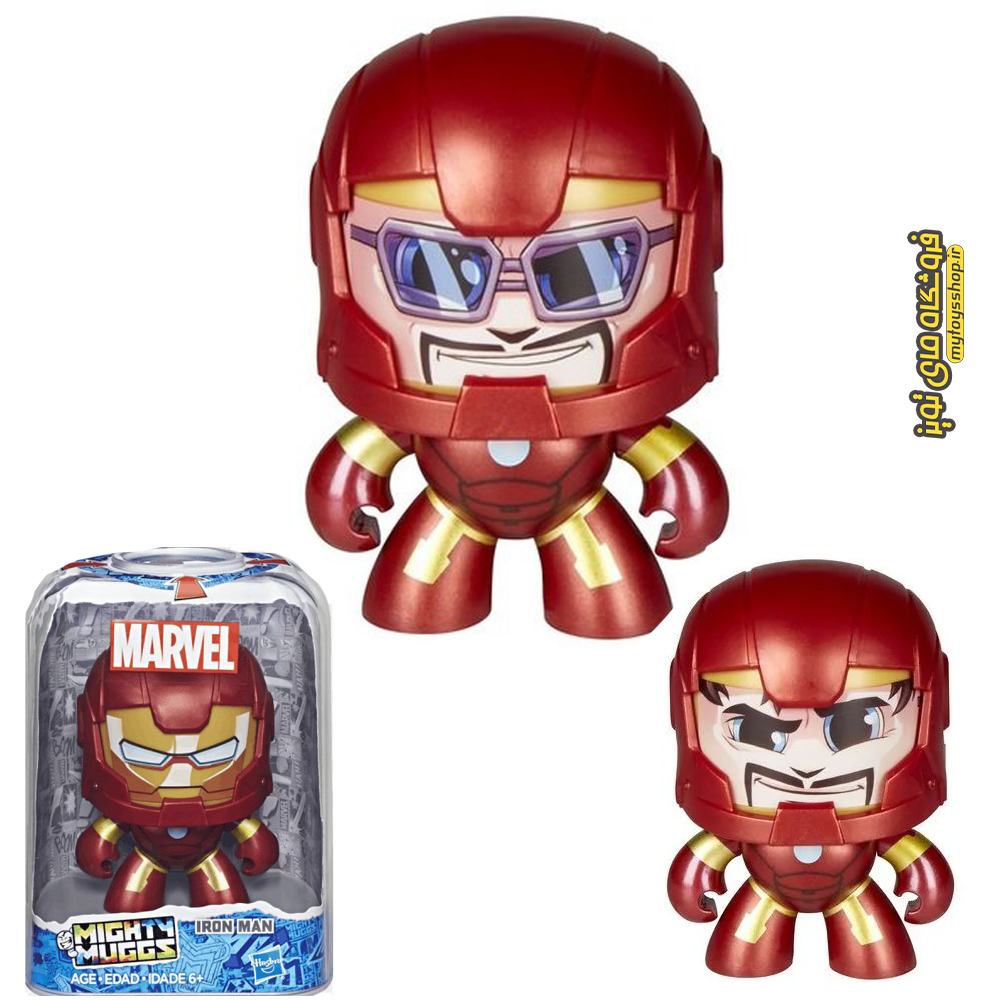 اکشن فیگور آیرون من صورت متحرک Iron Man مارول — تصویر ۲