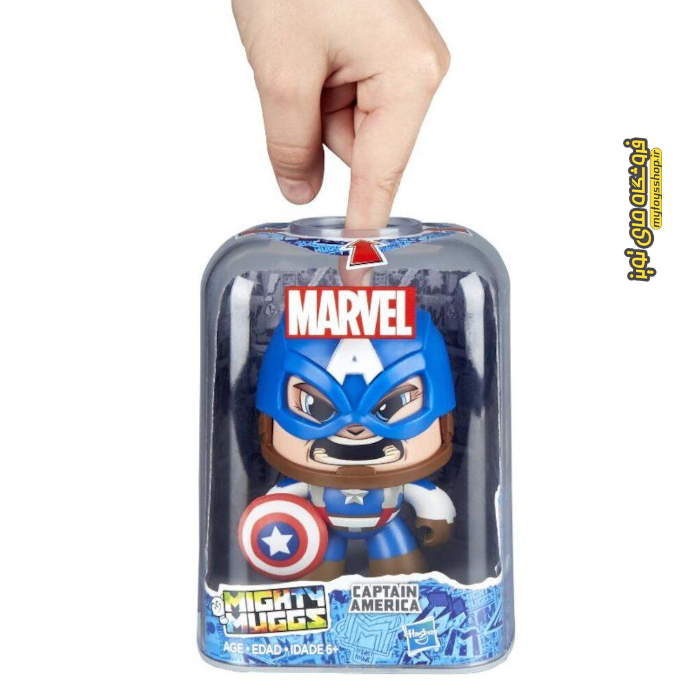 اکشن فیگور کاپیتان آمریکا صورت متحرک Captain America — تصویر ۳