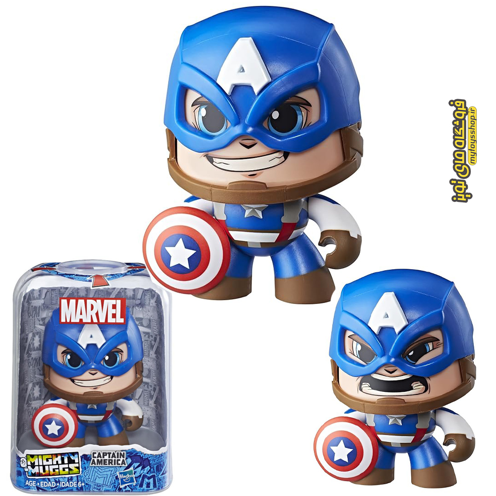 اکشن فیگور کاپیتان آمریکا صورت متحرک Captain America — تصویر ۲
