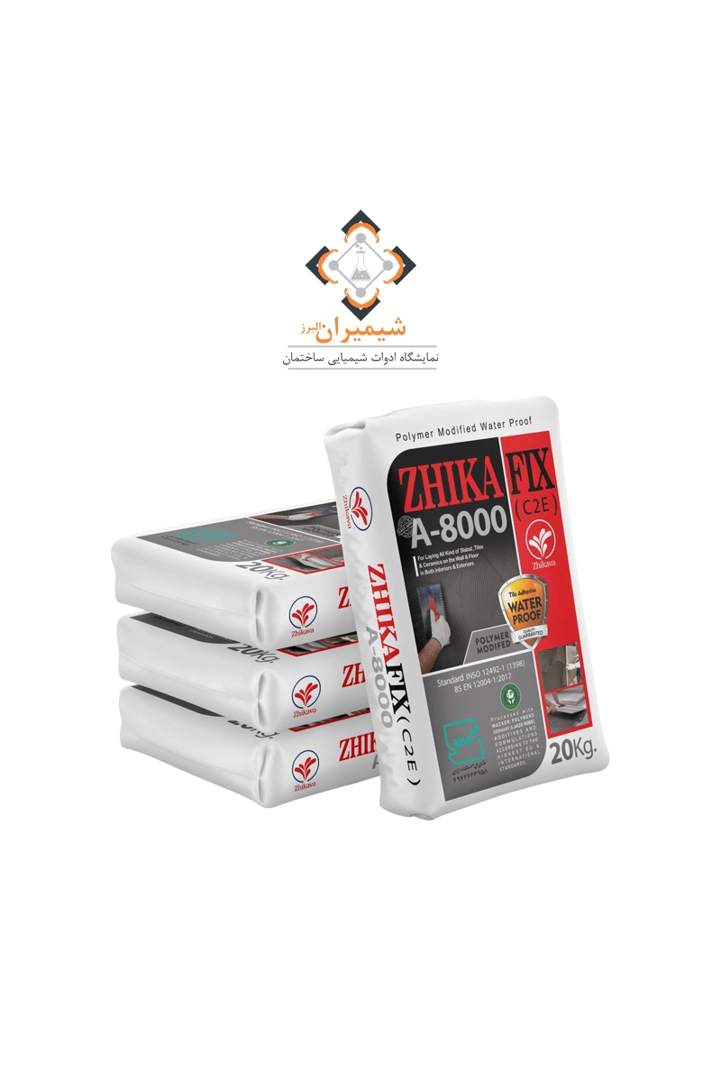 چسب کاشی پودری A-8000 شرکت ژیکاوا