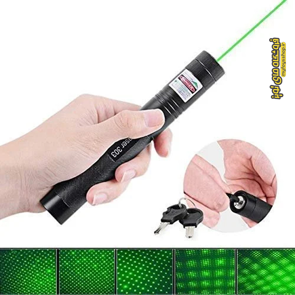 لیزر پوینتر شارژی کیلومتری مدل Laser 303 — تصویر ۶