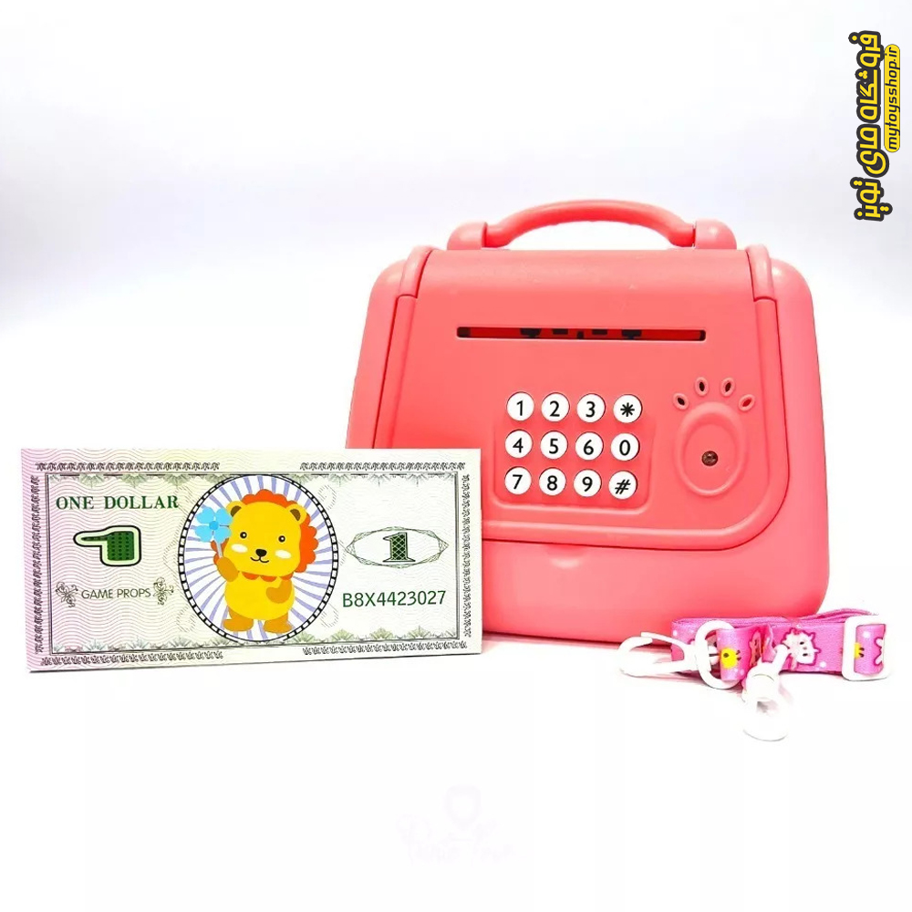 گاو صندوق موزیکال دخترانه طرح کیف مدل MZL6801A