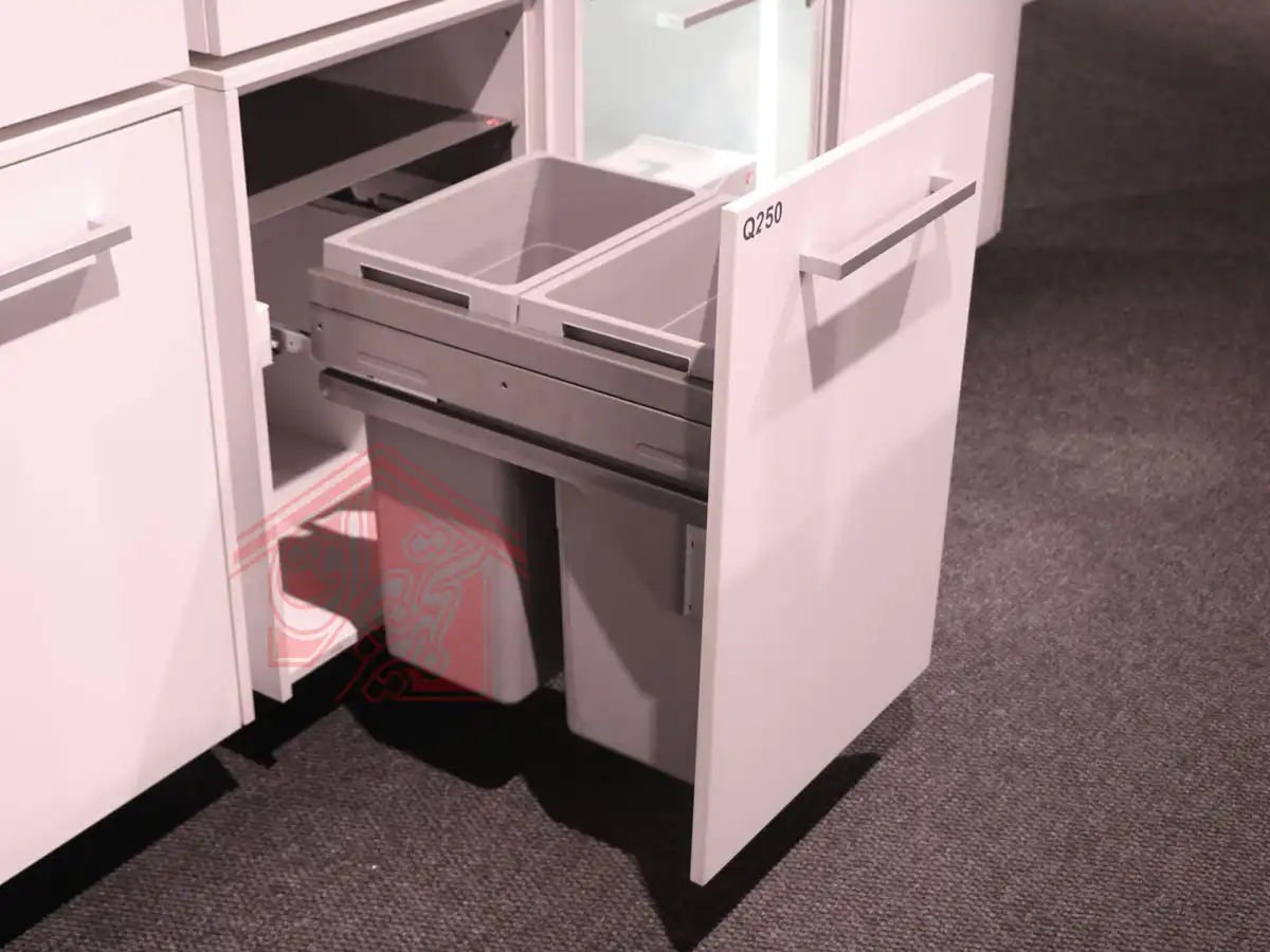 سطل زباله توکار کابینت یونیت 50 هایلو Q250 — تصویر ۶