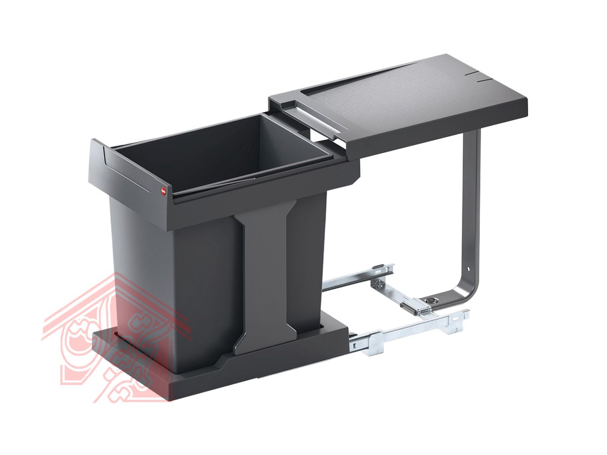 سطل آشغال ریلی داخل کابینت توکار متصل به کف هایلو 140Q