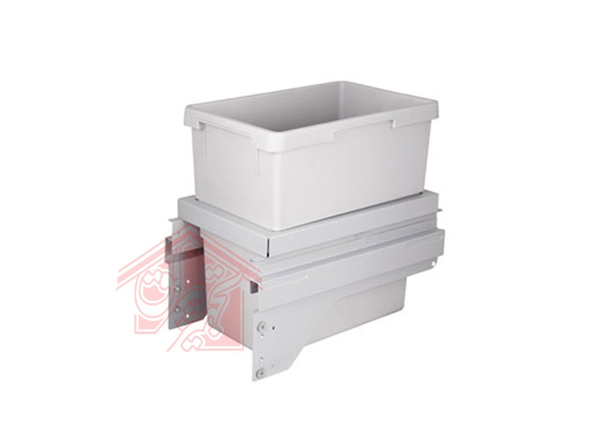 سطل زباله ریلی داخل کابینت متصل به بدنه هایلو Q230 — تصویر ۲