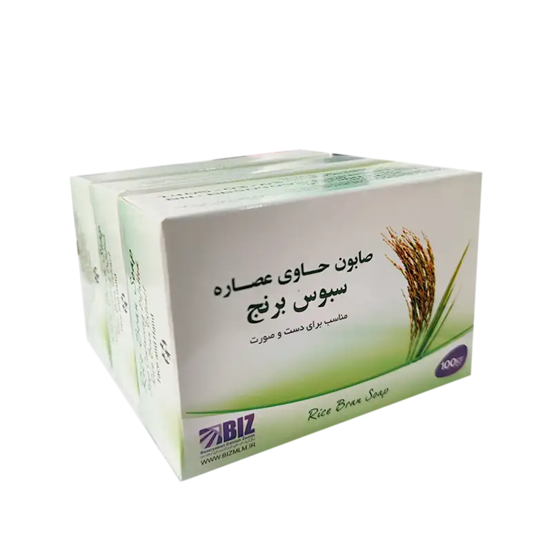 صابون سبوس برنج بیز – پک 3 عددی