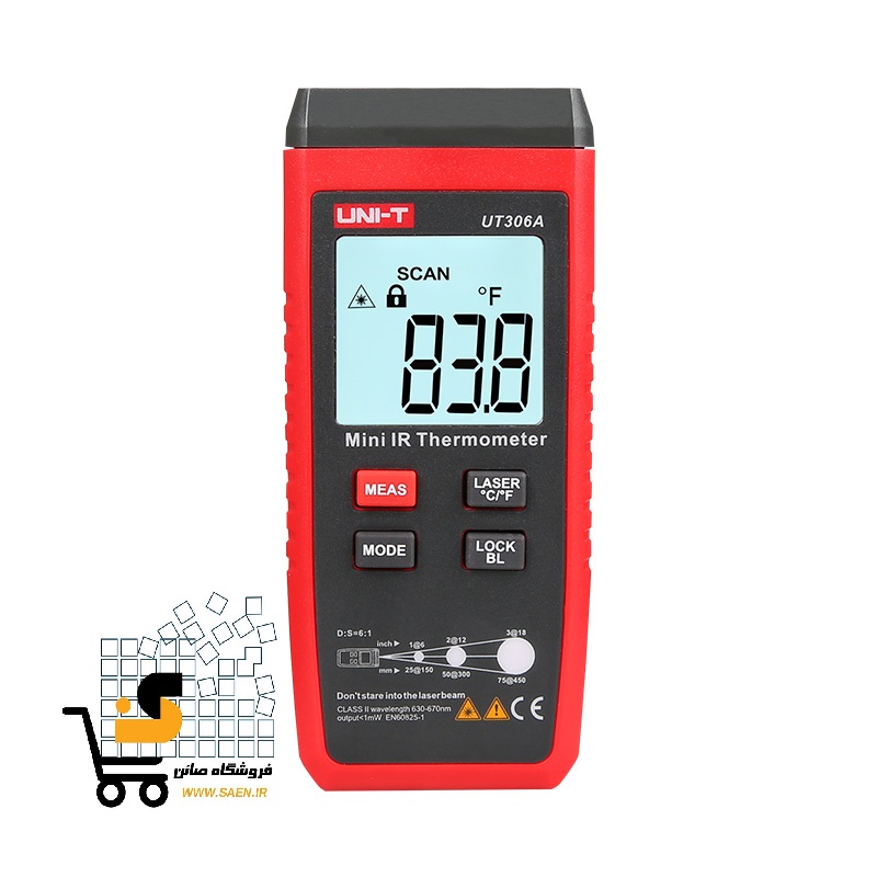 دما سنج مینی مادون قرمز 300 درجه مدل UNI-T UT306A