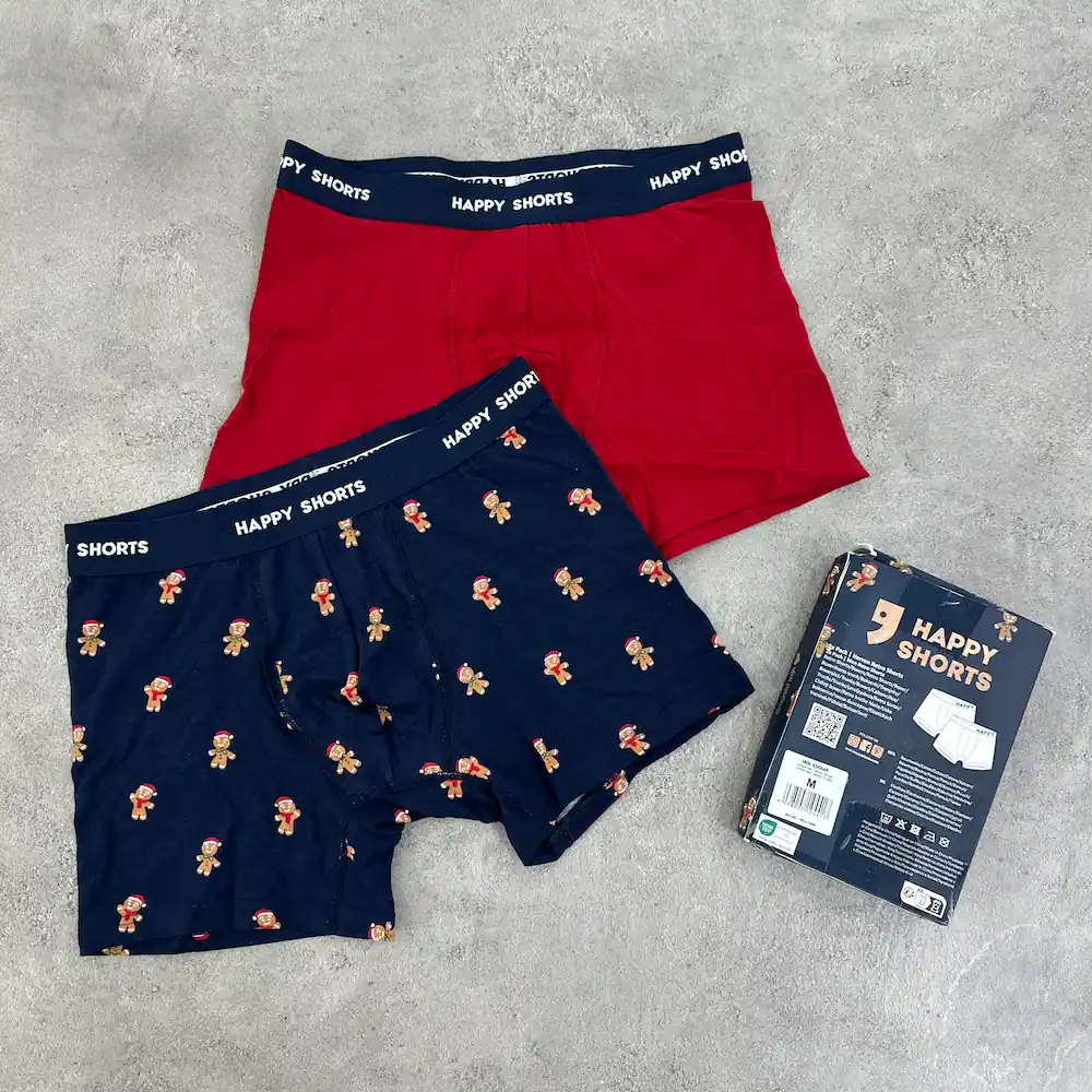 پک دو عددی باکسر مردانه Happy Shorts سایز M