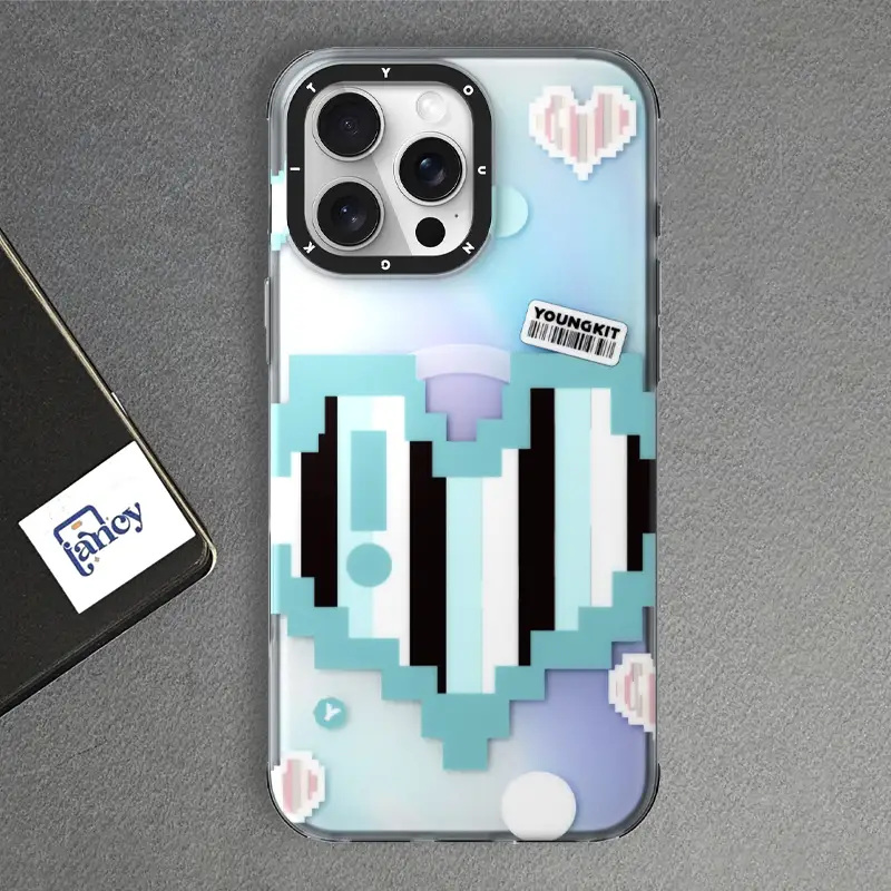 قاب گوشی یانگ کیت رنگ متغیر Pixel Heartbeat