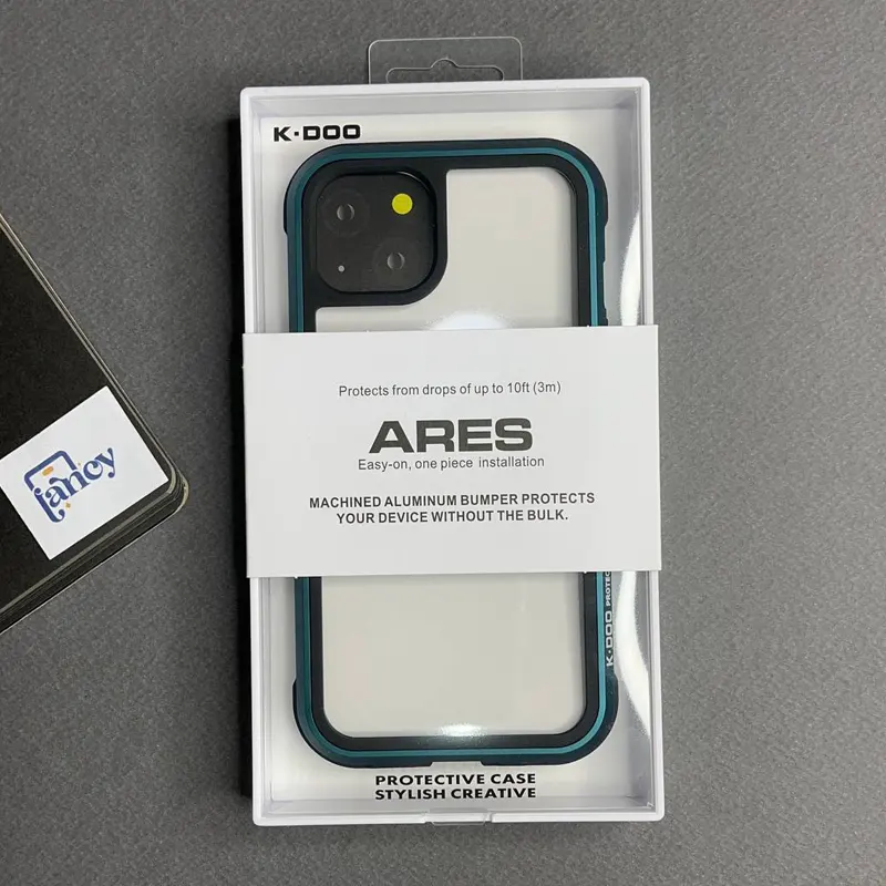 قاب گوشی K-DOO مدل Ares آیفون 13 رنگ سبز دودی