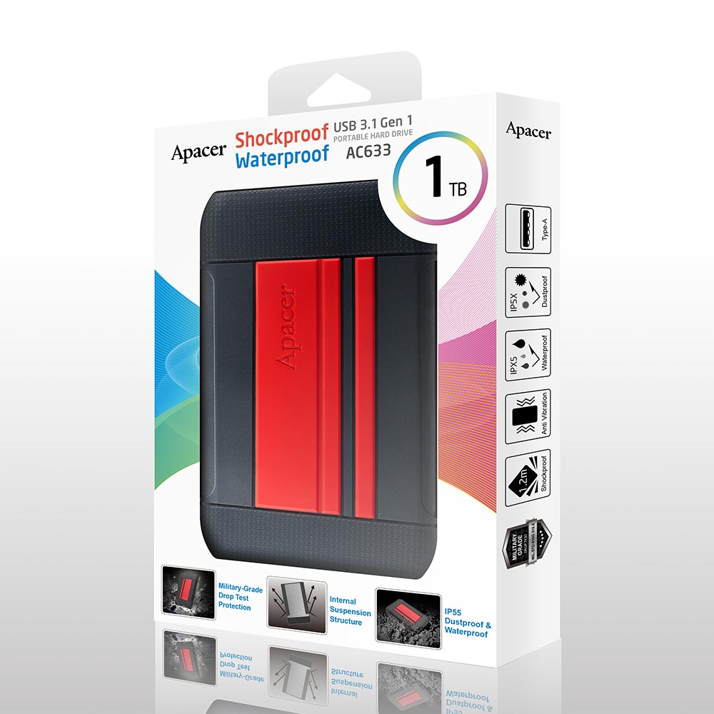هارد اکسترنال اپیسر APACER AC633 1 TB