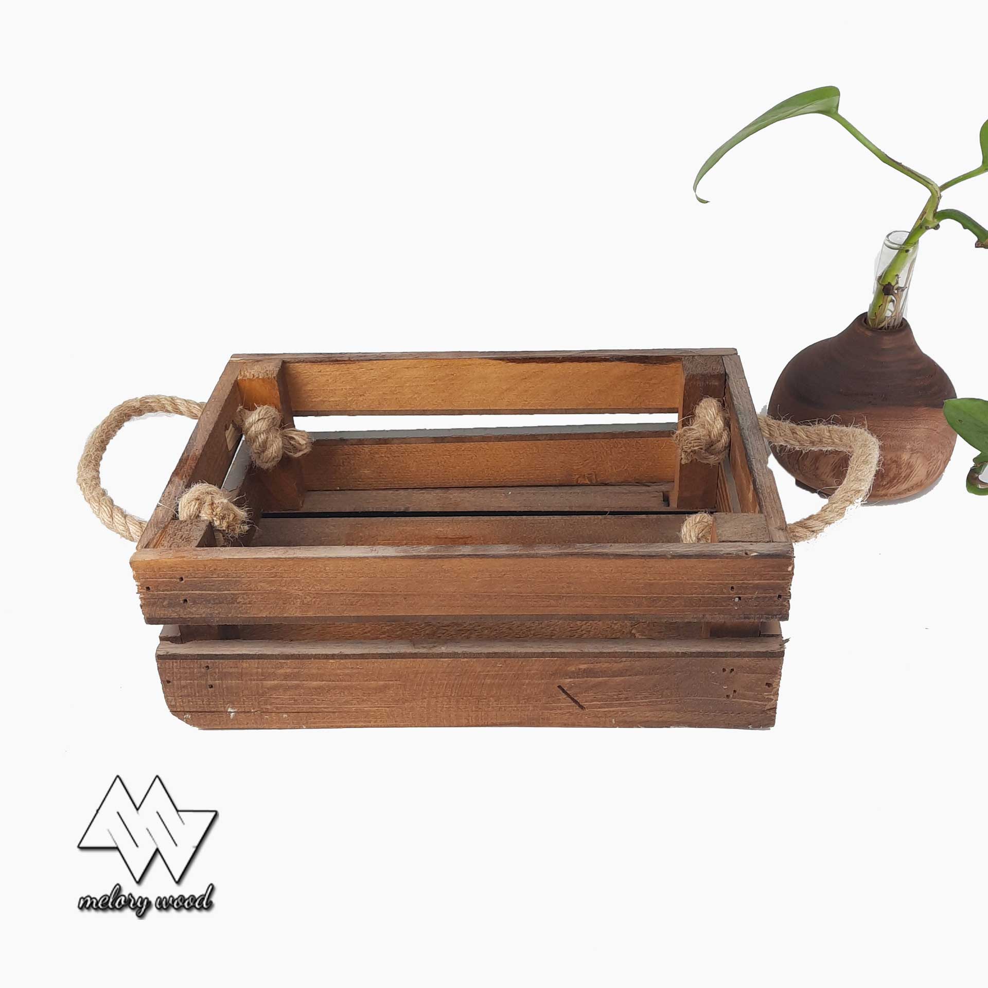 سبد چوبی دکوراتیو — تصویر ۶
