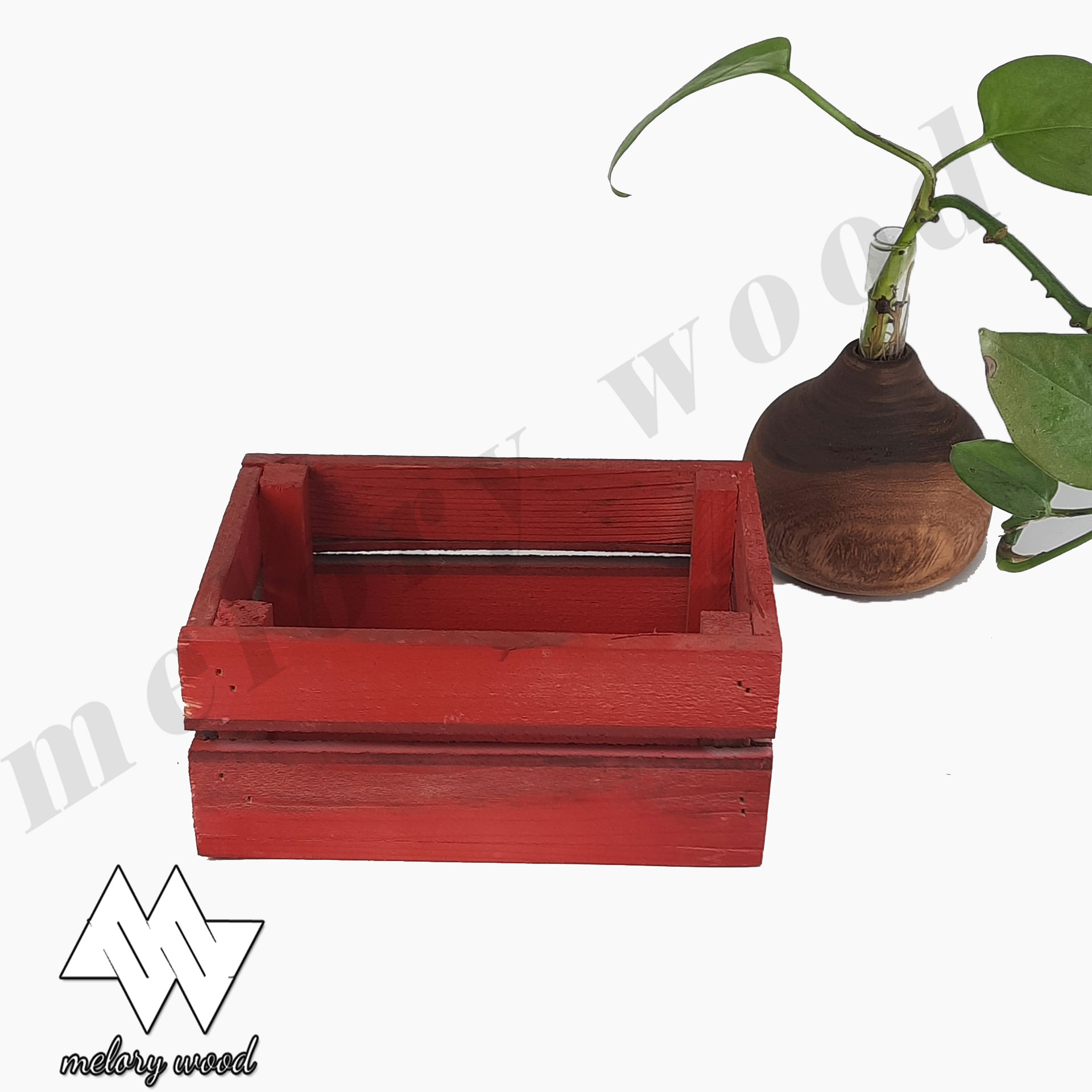 سبد چوبی دکوراتیو — تصویر ۴