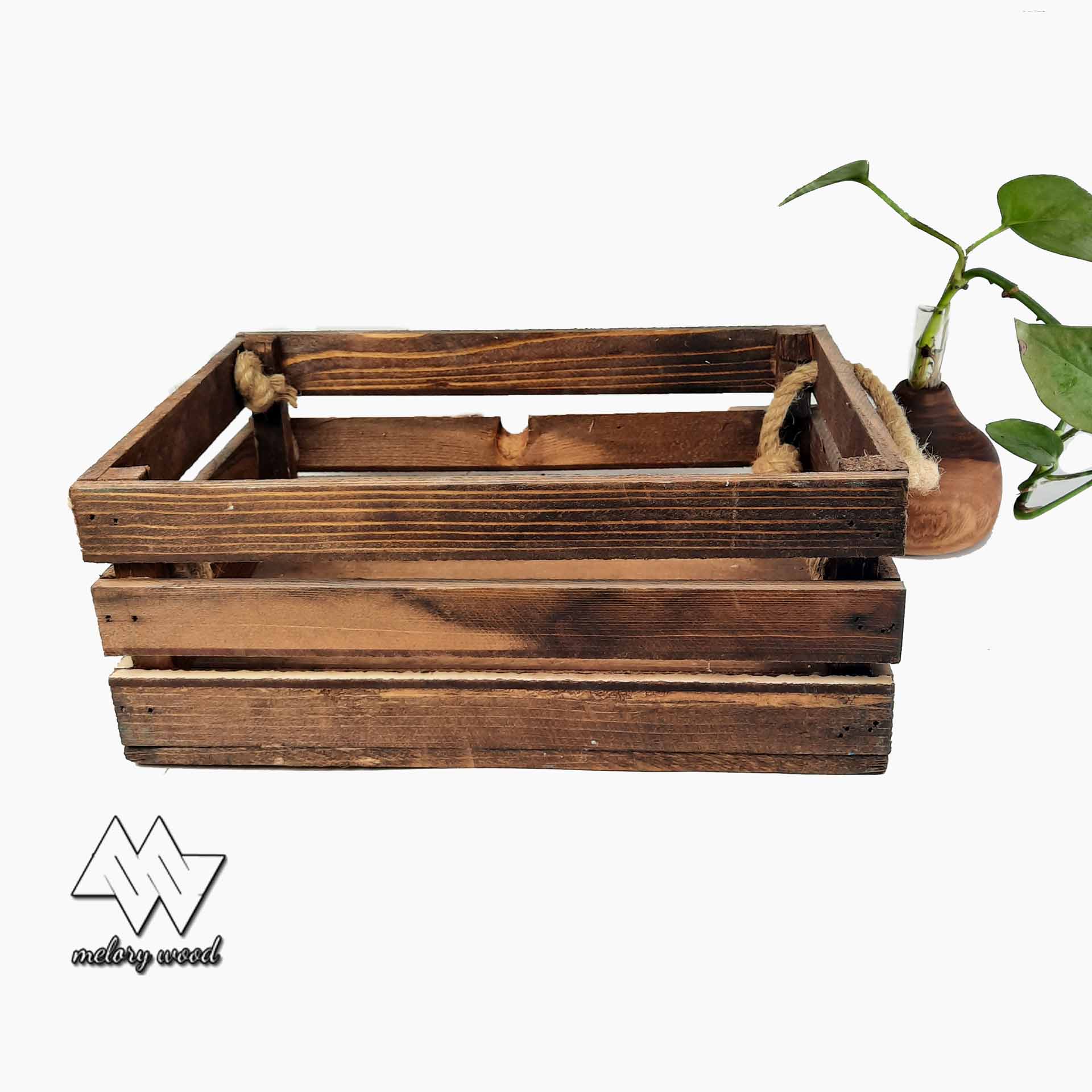 سبد چوبی دکوراتیو — تصویر ۵