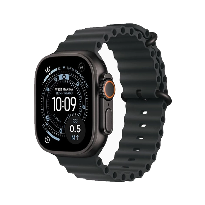 ساعت هوشمند Apple مدل Ultra 3 Black Titanium Case با بند Ocean