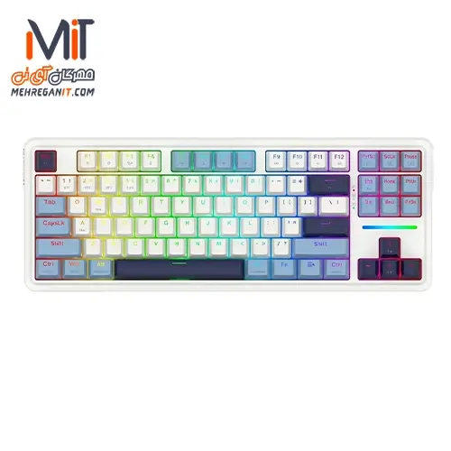 کیبورد بی سیم گیمینگ ردراگون مدل K728 WBB PRO RGB