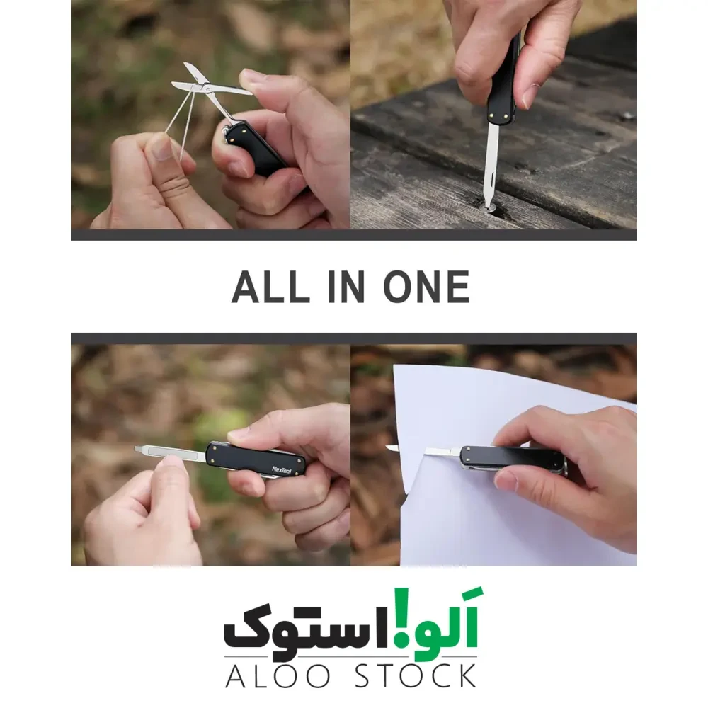 چاقوی چندکاره مدل NexTool 5-in-1 Multifunctional Knife NE0141 — تصویر ۶