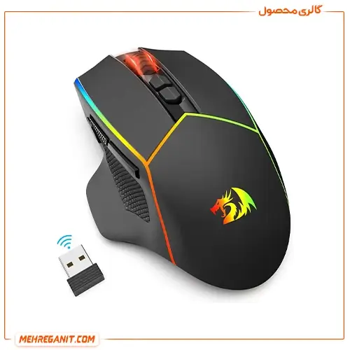 موس بی سیم گیمینگ ردراگون مدل AXE M814 PRO RGB — تصویر ۶