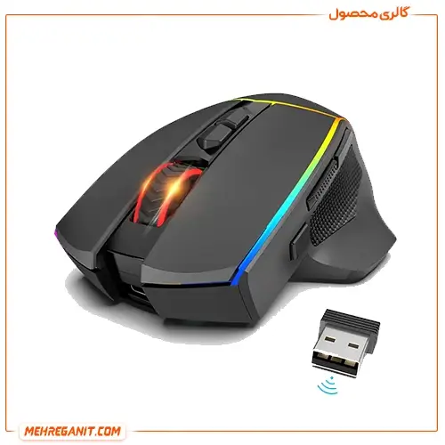 موس بی سیم گیمینگ ردراگون مدل AXE M814 PRO RGB — تصویر ۵