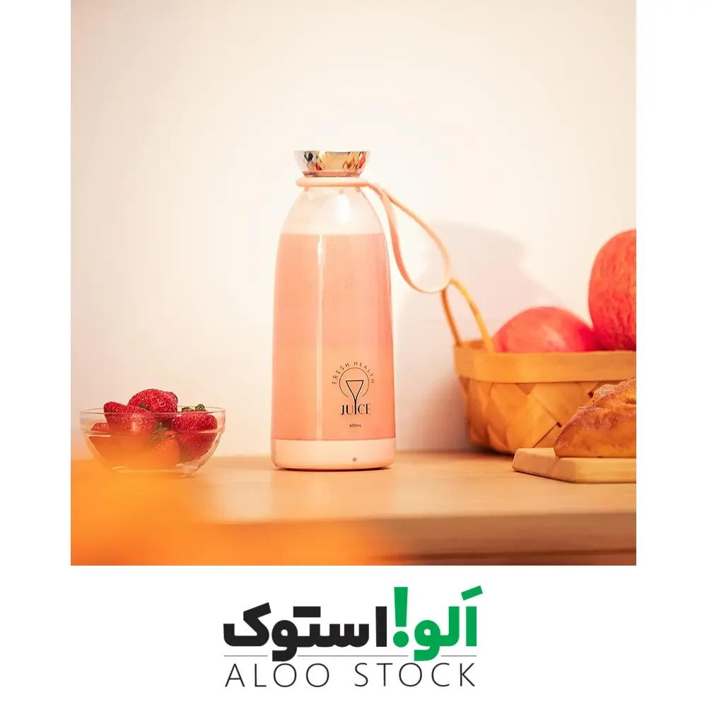 بطری مخلوط کن قابل حمل Fresh Juice Bottle Blender 500ml — تصویر ۸
