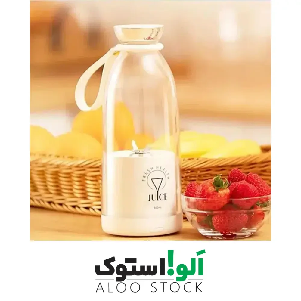 بطری مخلوط کن قابل حمل Fresh Juice Bottle Blender 500ml — تصویر ۳