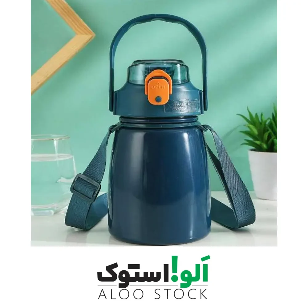 فلاسک آب گرم و سرد مسافرتی 1300 میلی لیتر Double Wall Vacuum Sport Water Bottle — تصویر ۵