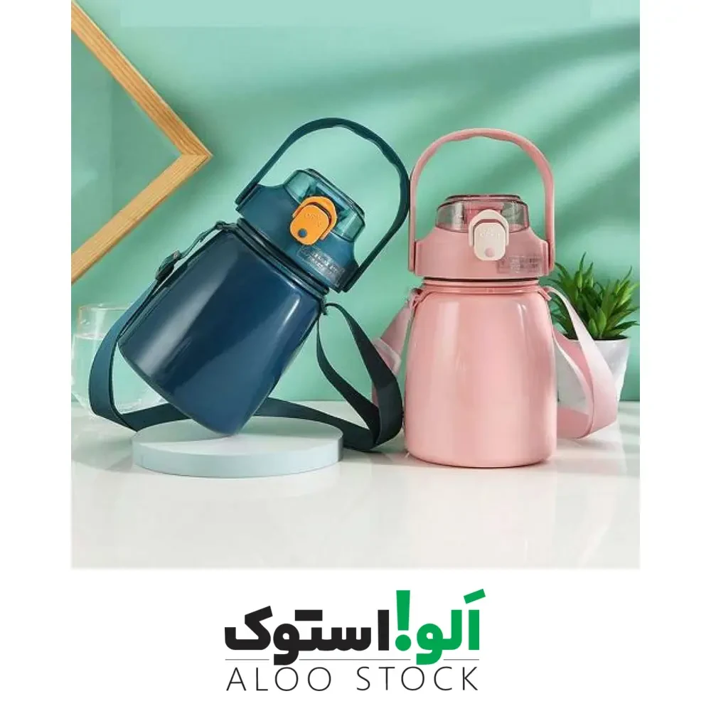 فلاسک آب گرم و سرد مسافرتی 1300 میلی لیتر Double Wall Vacuum Sport Water Bottle — تصویر ۴