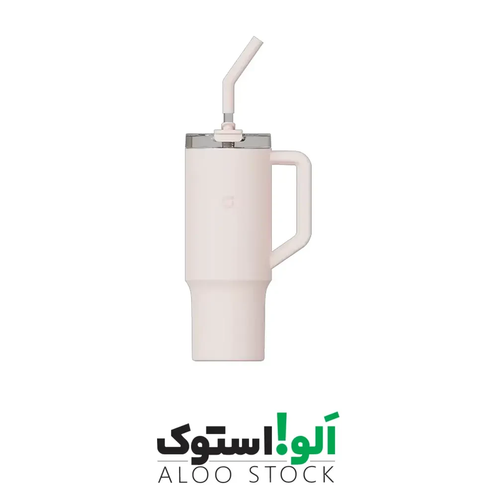 فلاسک ضد زنگ 1 لیتری شیائومی مدل Xiaomi Mijia Straw Cup 1L Stainless Steel — تصویر ۴