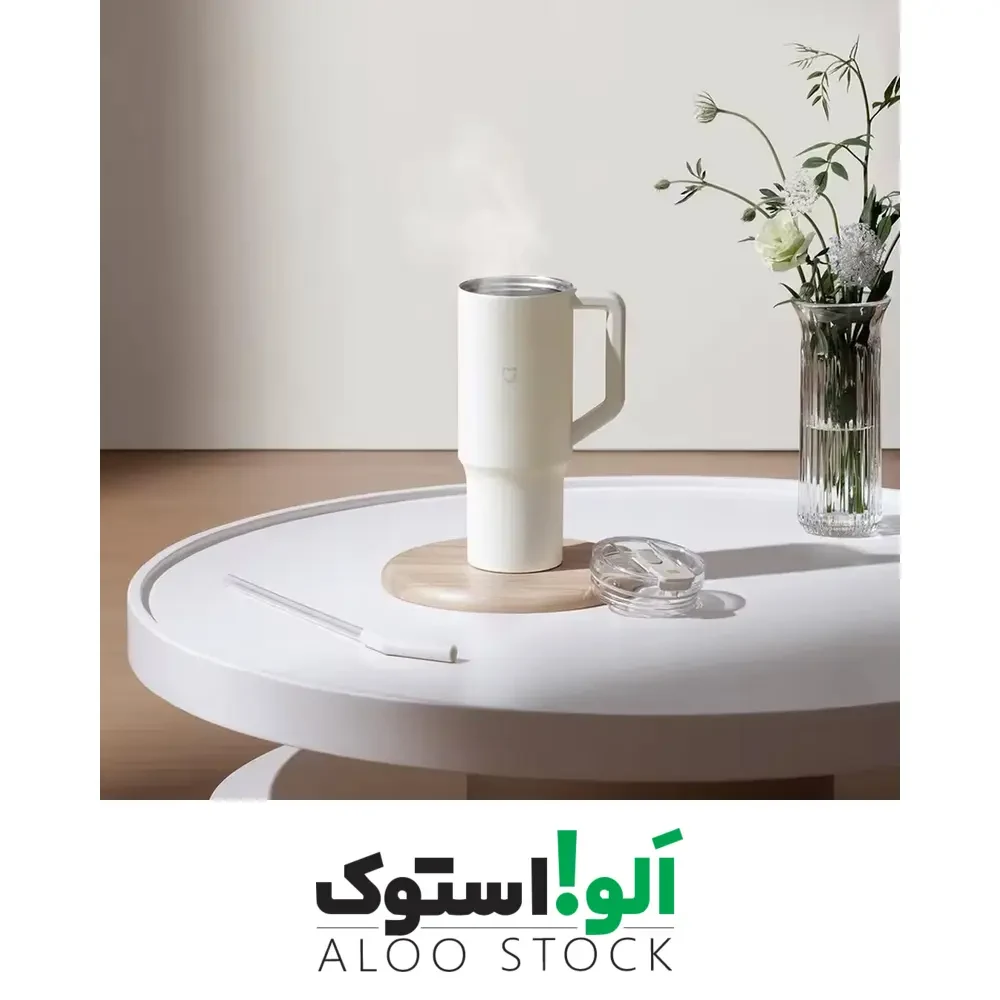 فلاسک ضد زنگ 1 لیتری شیائومی مدل Xiaomi Mijia Straw Cup 1L Stainless Steel — تصویر ۶