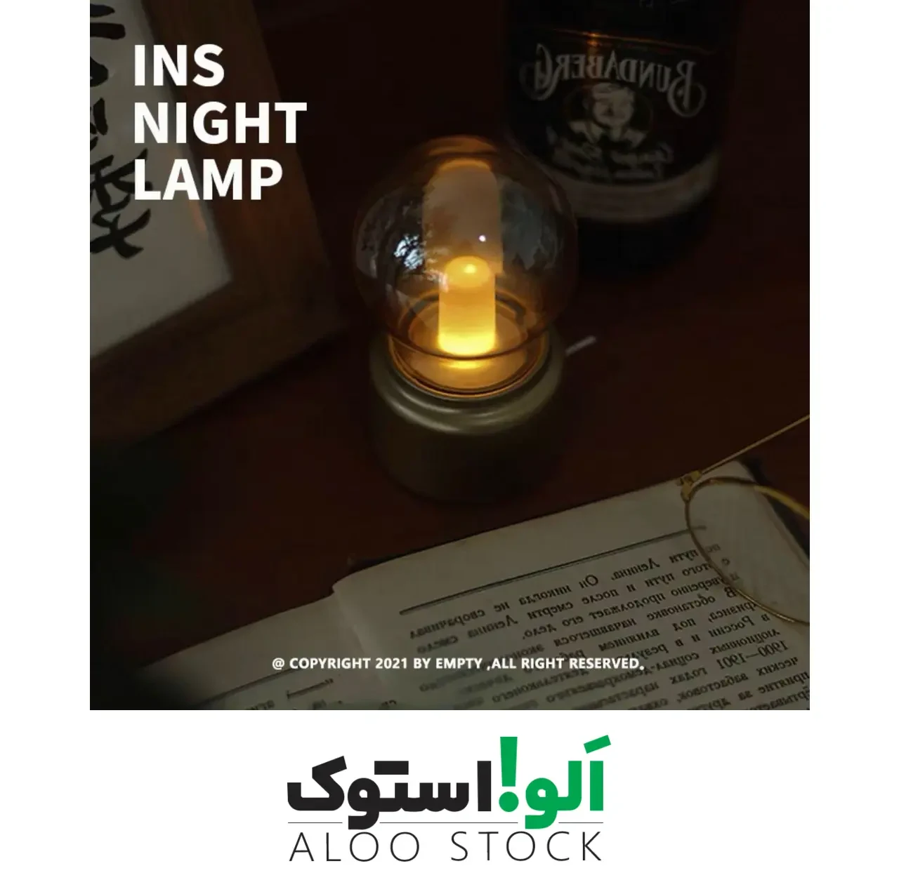 چراغ خواب ال ای دی رومیزی مدل Night Bulb LED — تصویر ۷
