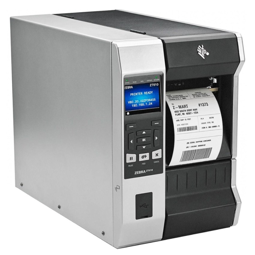 لیبل پرینتر صنعتی مدل ZT610 رزولوشن 203 Dpi زبرا