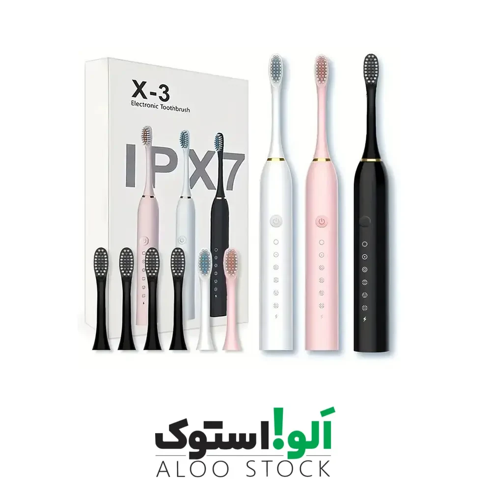 مسواک برقی هوشمند مدل X-3 Sonic Electric Toothbrush IPX-7 — تصویر ۲
