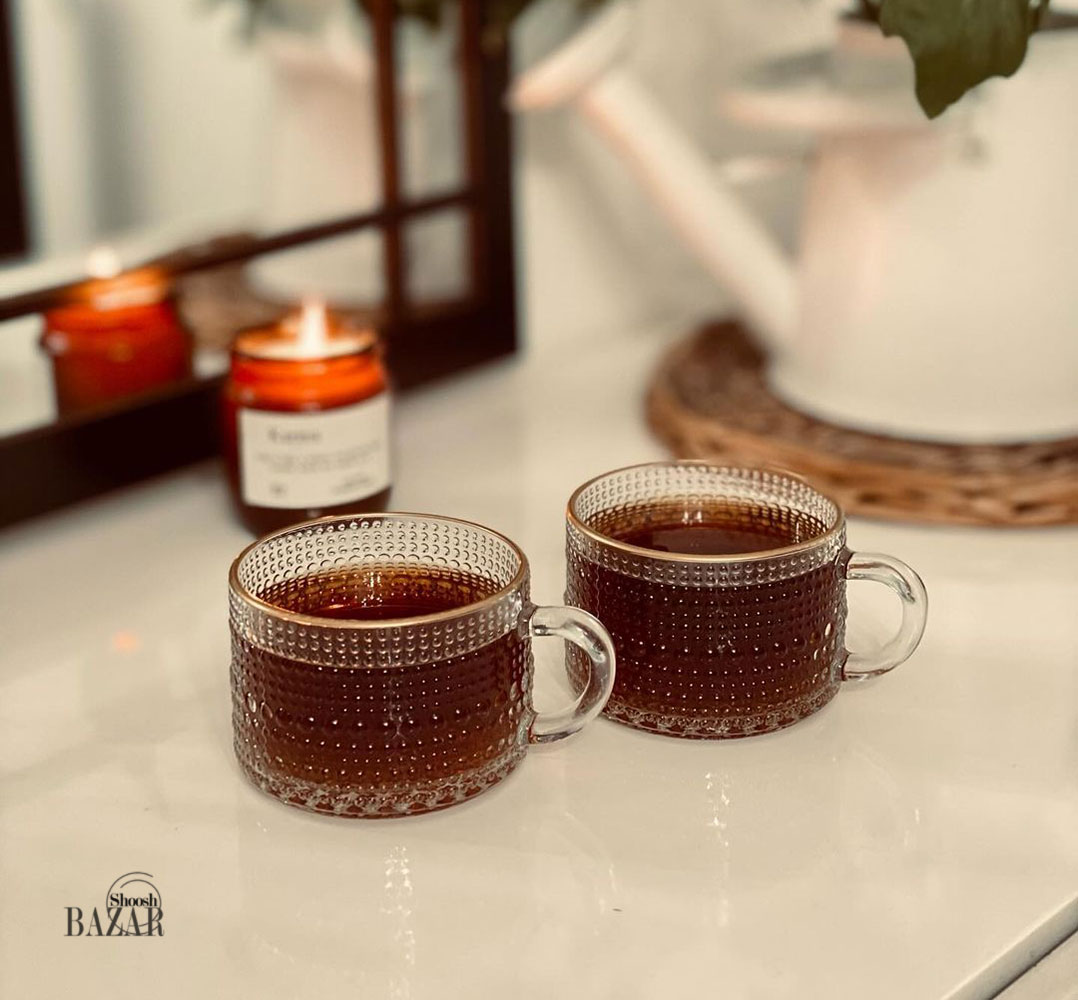 فنجان لته خوری وانیا لب طلایی دنیز کد 4443