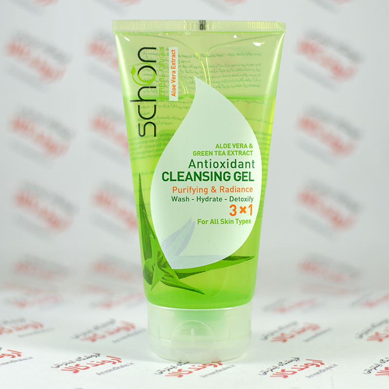 ژل شستشوی صورت شون Schon مدل Tea tree &amp; Aloe Vera
