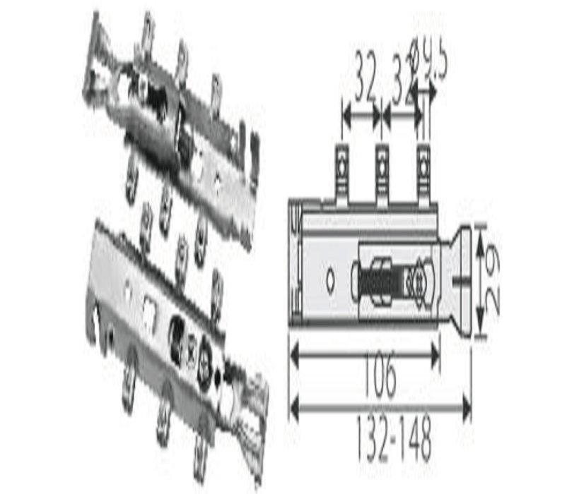 فیتینگ مدل H4 قابل ریگلاژ فانتونی کد M104