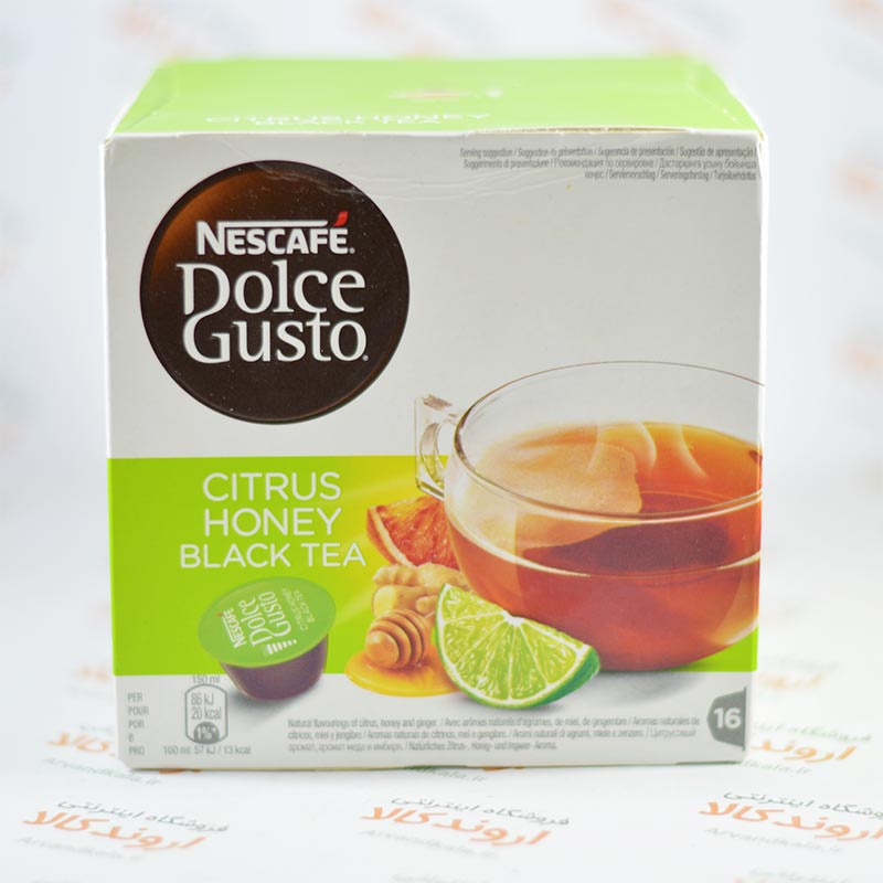 کپسول قهوه نسکافه dolce gusto مدل Citrus Honey Black tea