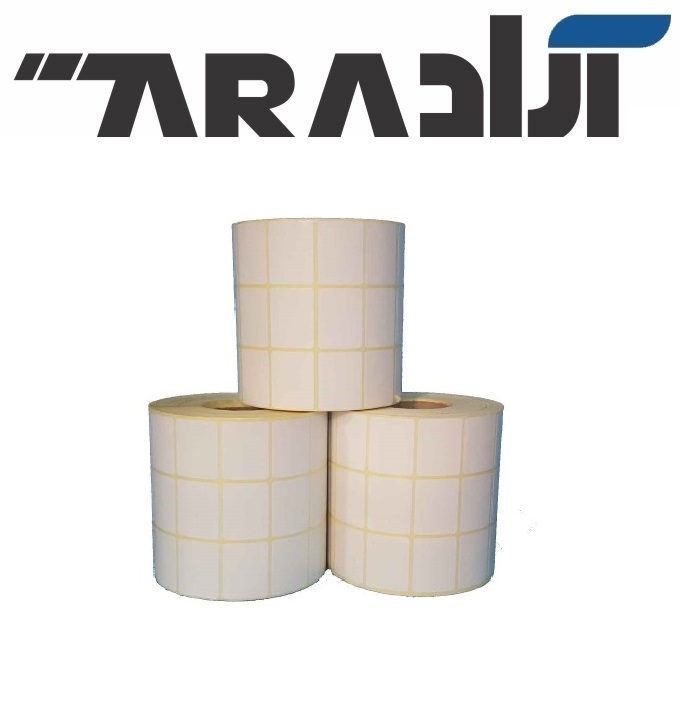 لیبل کاغذی سه ردیفه 25×35