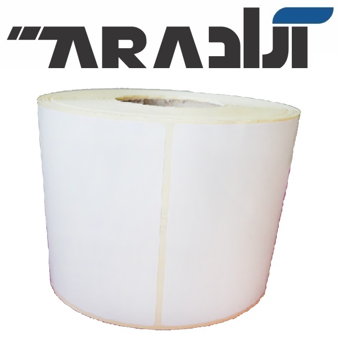 لیبل کاغذی تک-ردیفه 100×100