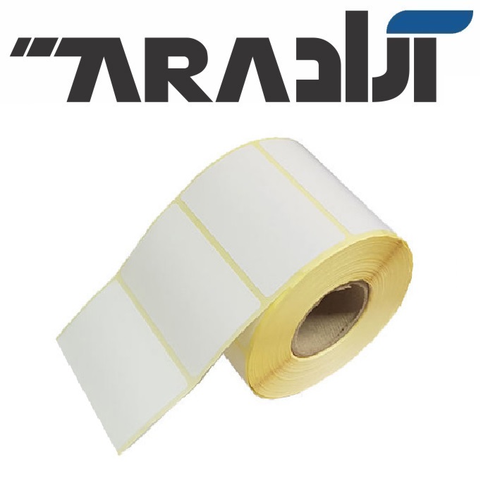 لیبل کاغذی تک-ردیفه 50×55