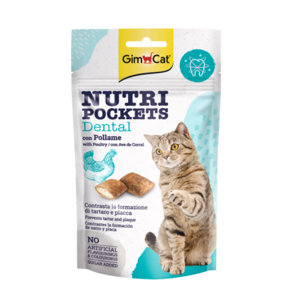 تشویقی نوتری دنتال گربه با مرغ جیم کت Nutri Dental Chicken